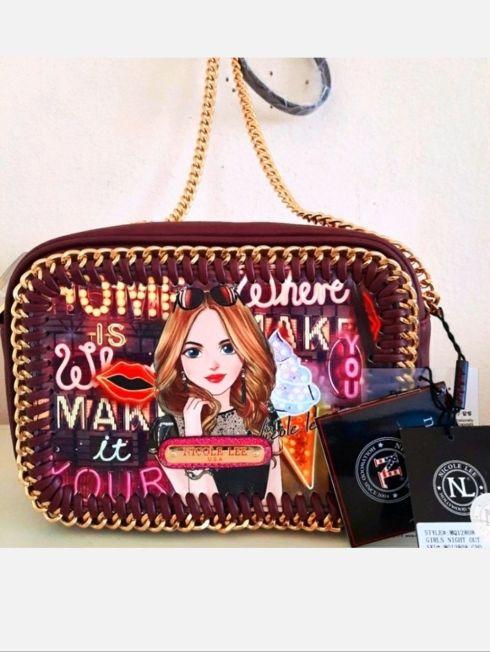 NWT NICOLE LEE CROSSBODY BAG